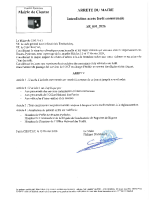 Arrêté interdiction accès forêt communale